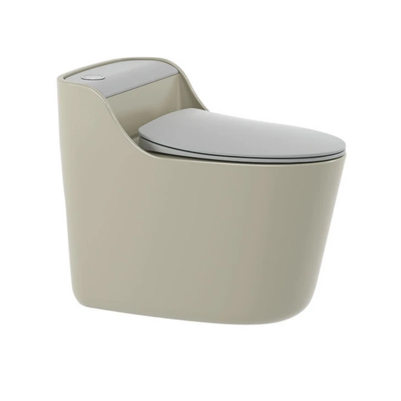 Bright Colored Wc One Piece Egg Shape Toilet New Model 2024 Wc Toilets