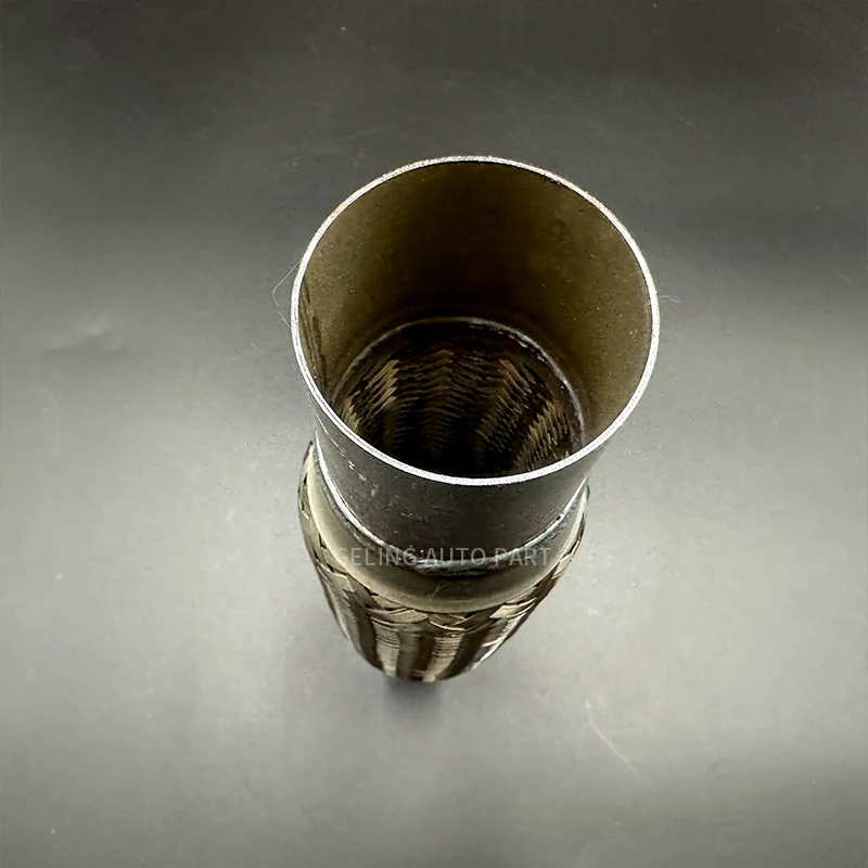 GELING HIGH quality Auto parts Stainless Steel Flex flexible Pipe for isuzu 700p npr nqr elf frr truck