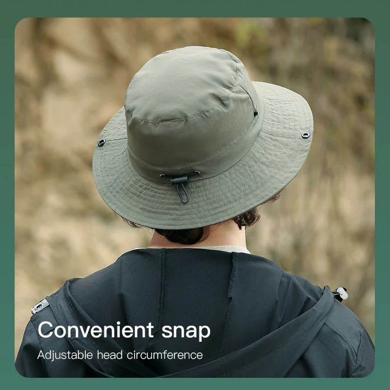 Travel Fisherman Leisure Bucket Hats Solid Color Fashion Men Women Flat Top Wide Brim Summer Cap For Outdoor Sports Visor