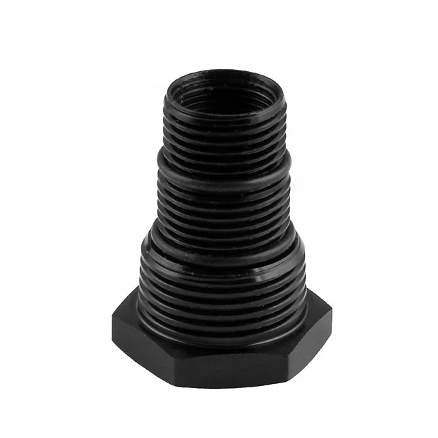 China wholesale 1/2-28 to 5/8-24 Aluminum Oil Filter Threaded Adapter