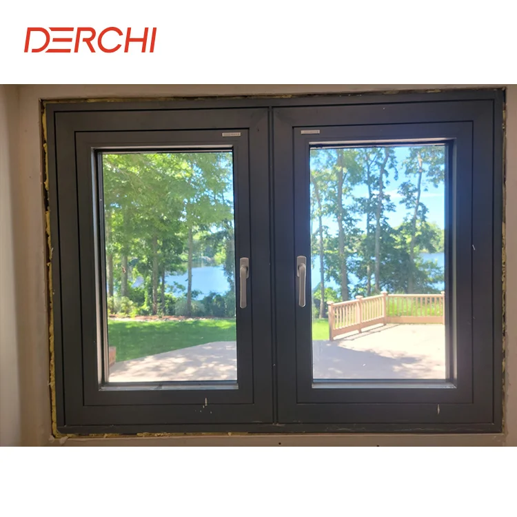 USA Hurricane Proof Impact Anodized Aluminium Casement Window
