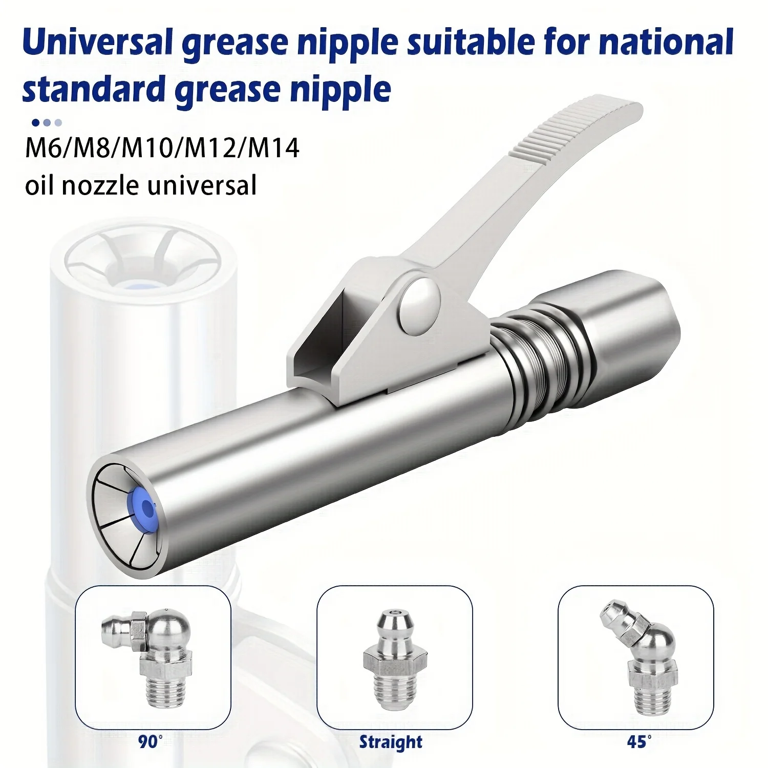 CLAUTOOL joint Coupler Handle Quick Release grease pump head nozzle adapter locking Tips Grease Gun Coupling connect Fitting