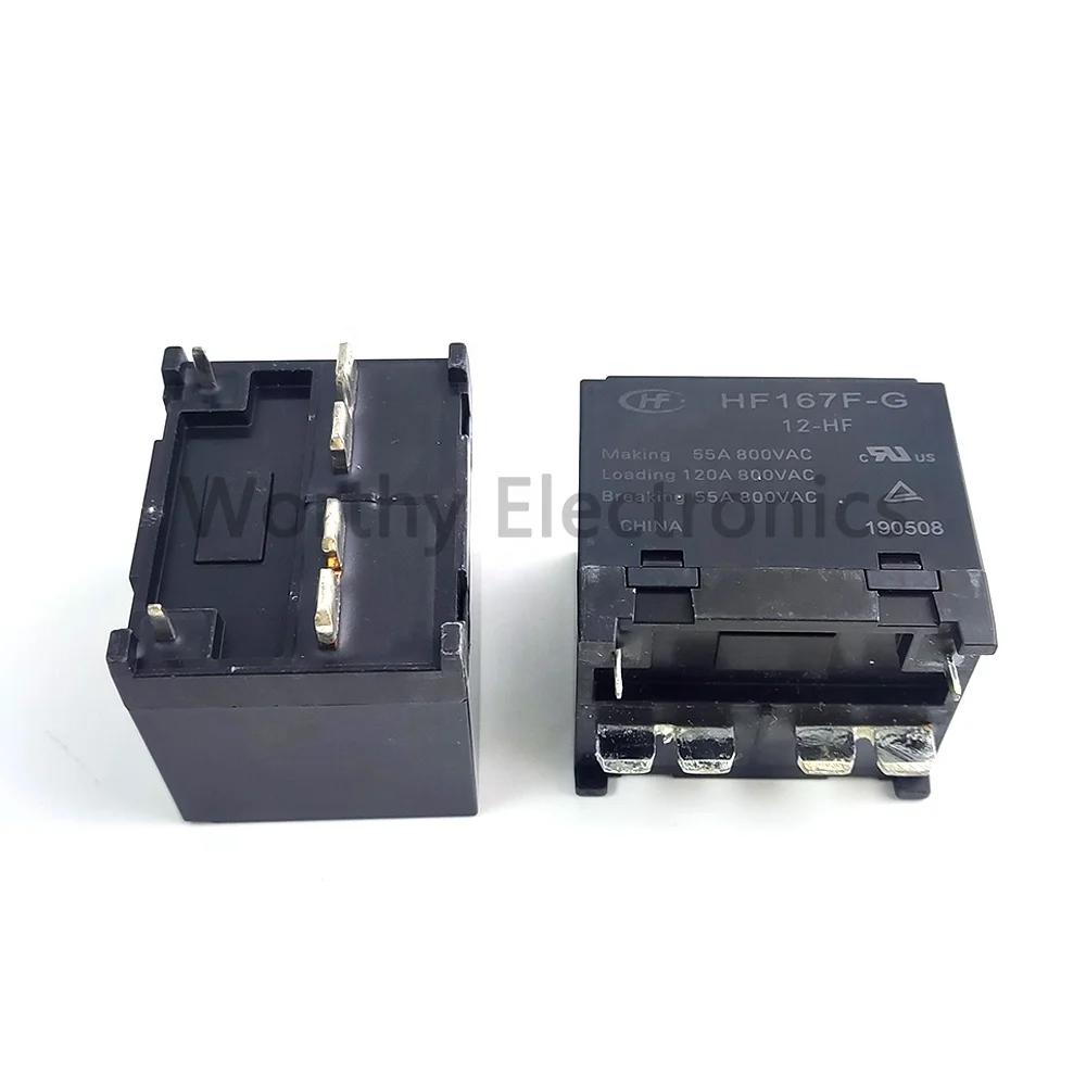 Электронный компонент HF hongfa электромагнитное реле 12VDC 55A 800VAC 6PIN DIP HF167F-G-12-HF релейный модуль