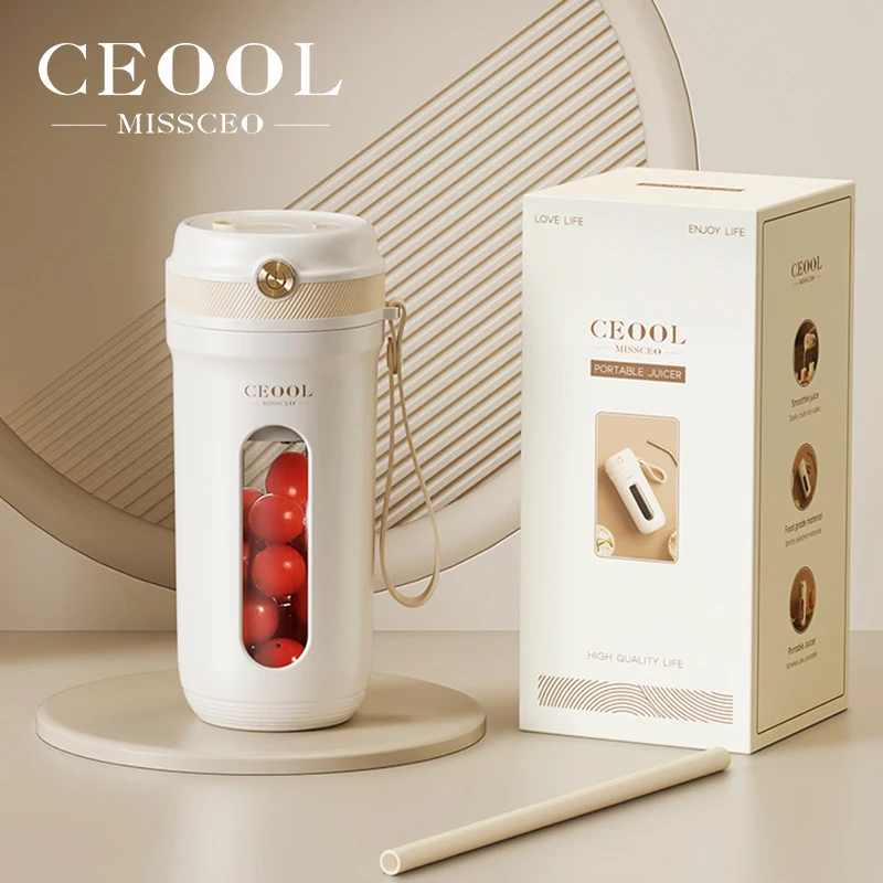 Ceool Usb Rechargeable Fresh Juice Blender Mini Fruit Mixer Bottle Liquidificador Licuadora Portatil Smoothie Portable Juicer