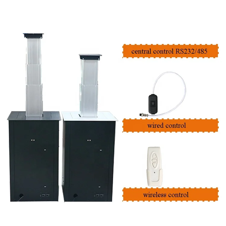 JGST Customized Table Hidden Motorized ceiling Projector Lift price projector elevator for Conference Room