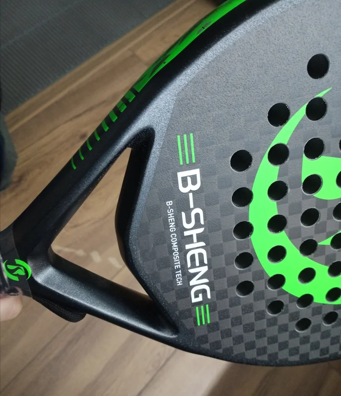 Diamond Shaped 12K Carbon Fiber Padel Racket