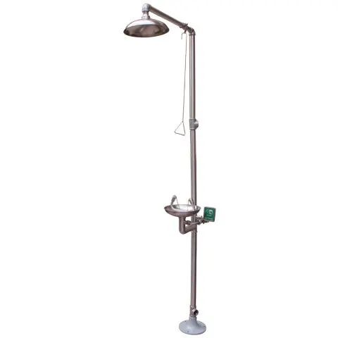 Quality guarantee stainless steel 304 emergency eyewash shower station laboratory furniture