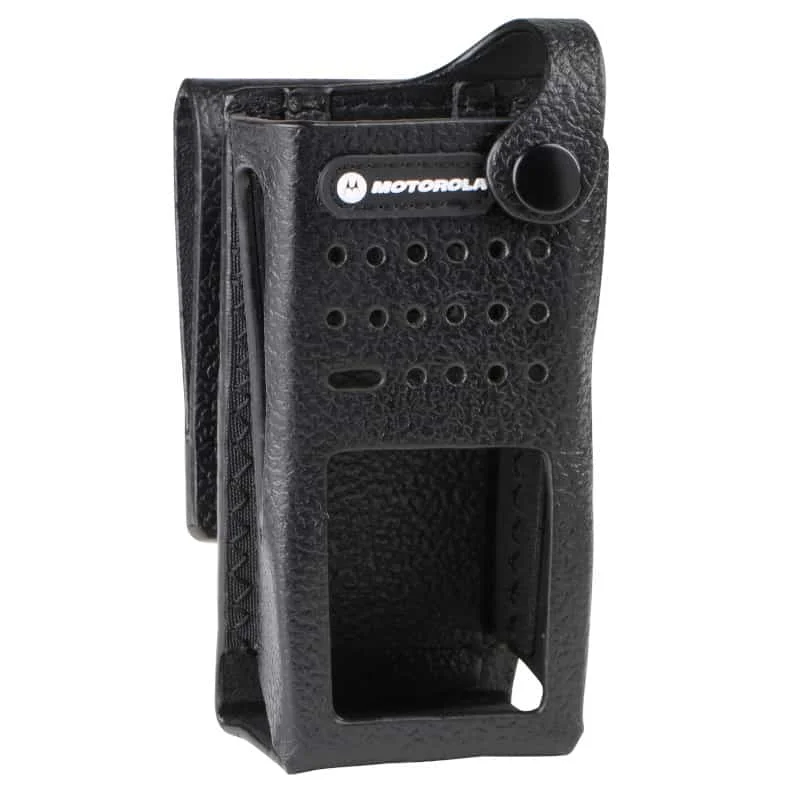 Factory Direct Sale CUSTOM Motorola XPR3500 two way radio dp2400 Hard Leather Carry Case PMLN5863 for Motorola XPR 3500 dp2400e