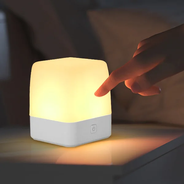 Светодиодная лампа-фонарик с цветным сенсорным датчиком настольная лампа Usb-ночник для