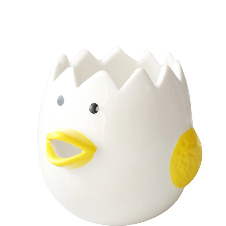 Kitchen Accessories Baking Tools Ceramic Chicken Egg Yolk White Separator