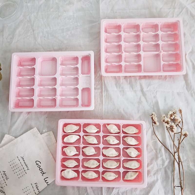 Disposal PP box plastic dumpling takeaway food tray