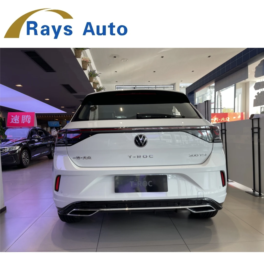 Volks-wagen T-ROC Compact SUV auto 2024 VW White/Drak Turbo Engine Light Automatic Gearbox Leather T-roc for purchase