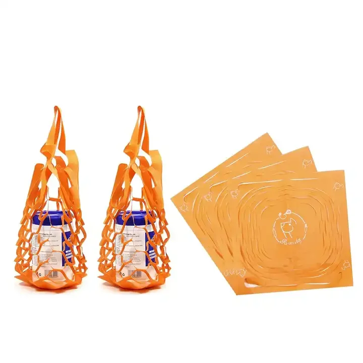 100% Polyester Disposable Die-Cut Nonwoven Cup Holder Bag Takeaway Carry Bag for Milk Tea Coffee Packaging Women Agriculture