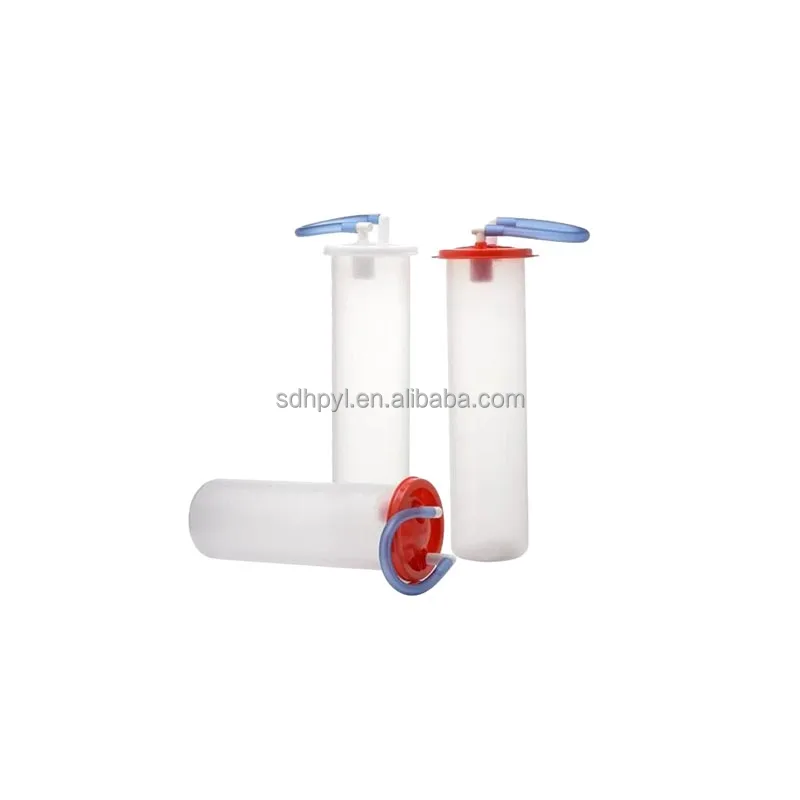 2000Ml High Strength Clear Scale Anti-splash Sputum Liquid Collection Liner With Metal Bracket Negative Pressure Suction Liner