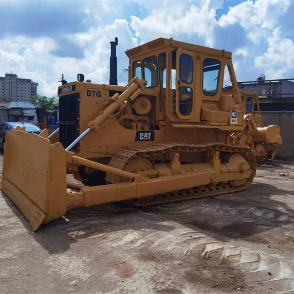Б/у оригинальный гусеничный бульдозер Caterpillar D7G для продажи, японские б/у бульдозеры CAT D7, бульдозер CAT D7G в хорошем состоянии