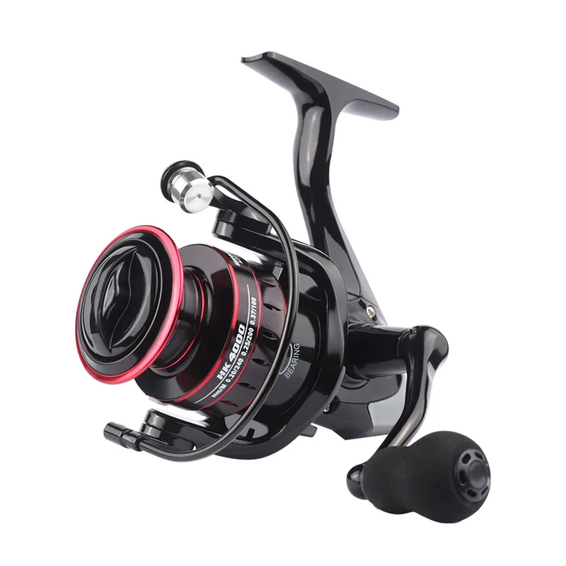 Carrete De Pesca Reel Fishing 5.2:1 High Speed Metal Spool Carp Fishing Reel Saltwater Fishing Spinning Reel