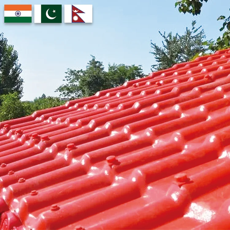 Индийская заводская цена купить 1050 мм ASA полимерная плитка пластиковый кровельный лист для жилья