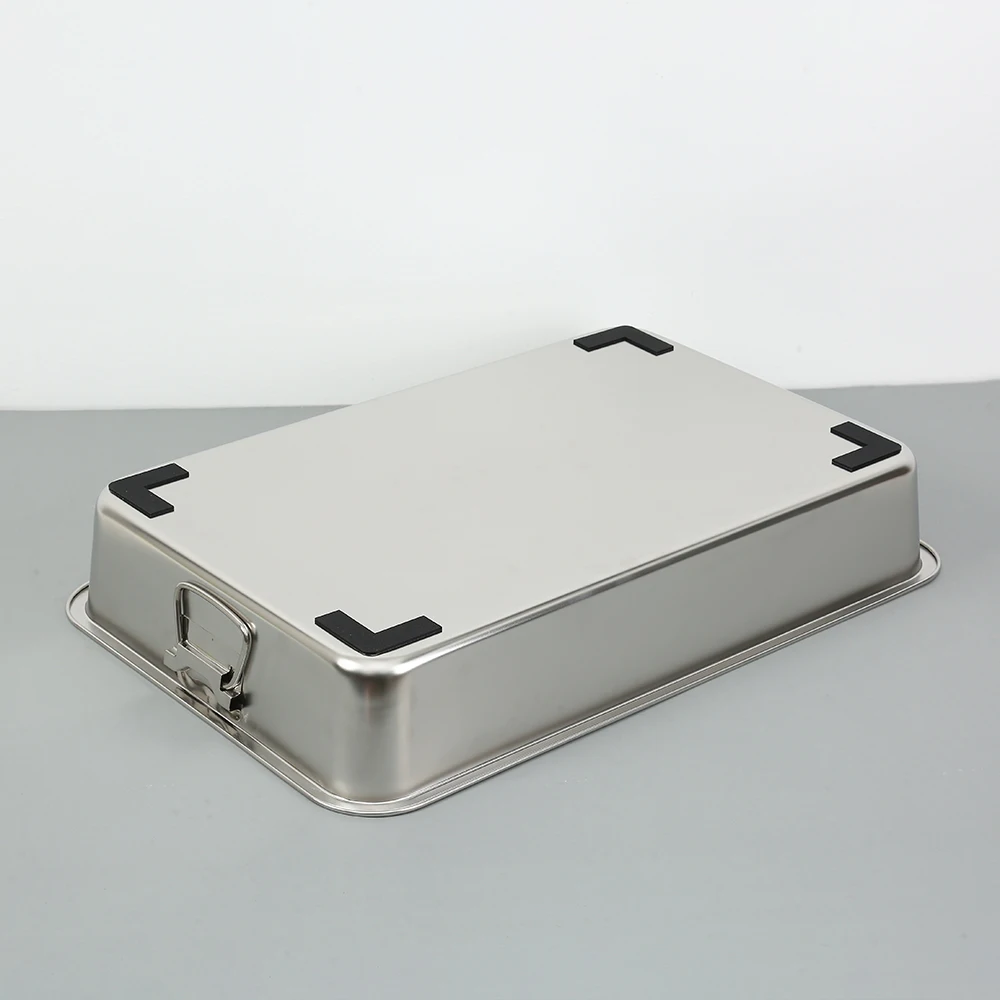 New Design Wholesale Stainless Steel Cat Litter Box With Handles On Both Sides Easy To Lift&clean 2024 Hot Selling Cat Products