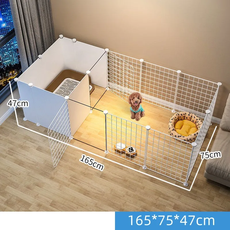 Wholesale Dog Cage House Detachable Metal Fence Pets Dogs Enclosure Detachable Metal Fence