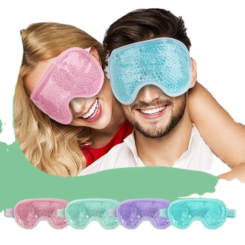 Factory Outlet Premium Reusable Eye Mask Gel Packs with ice gel