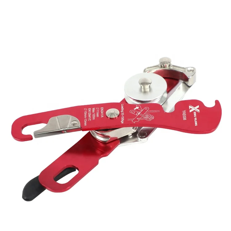 Direct Selling outdoor Accessories Aluminum Alloy Descender Stop with Professional for Climbing