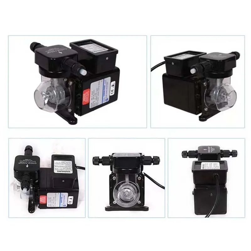 Acid Water Treatment Swimming Pool Automatic Chlorine Dosing Pump For Chemical Liquid