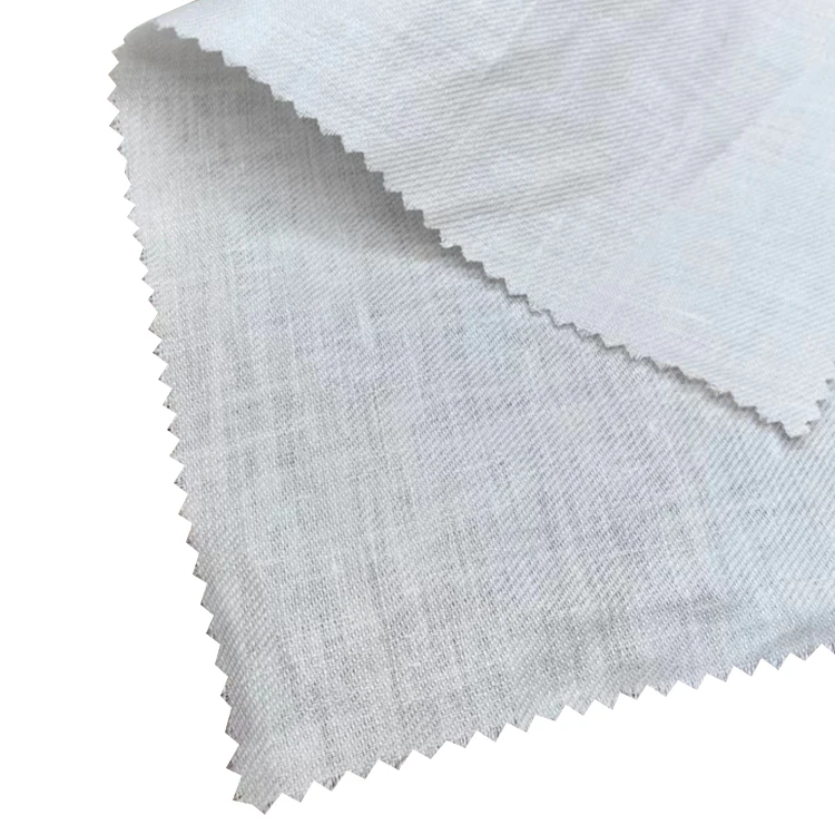 81001-- Eco-friendly wholesale 100% hemp light weight woven plain dyed hemp fabric for clothing