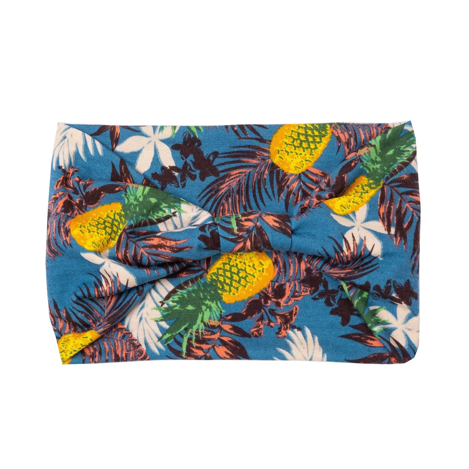 Women Bohemia Wide Headbands Cotton Make Up Yoga Elastic Headband Absorb Sweat Turban Sports Headband