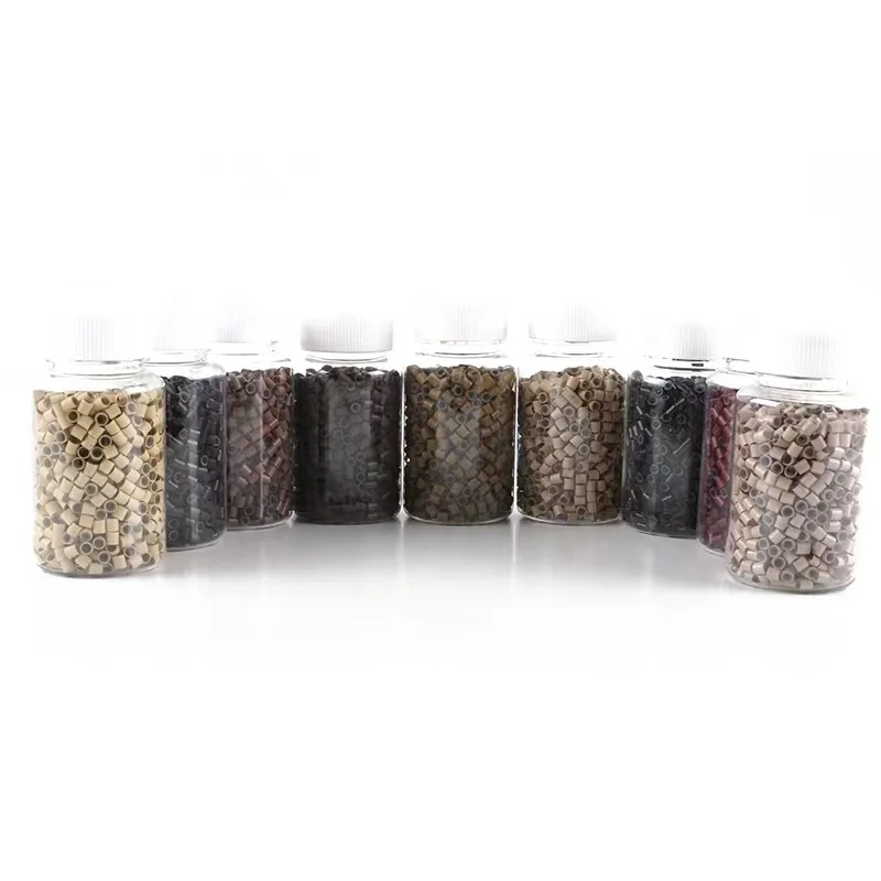 3mm Hair Extension Beads Silicone Nano Beads/Ring For Nano Ring Hair Extension Tool