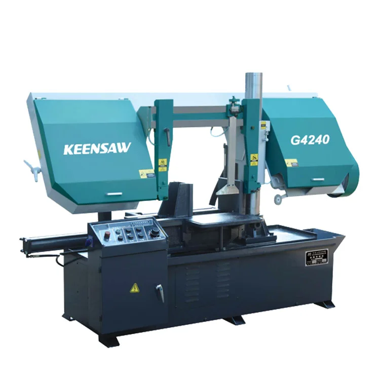 
 Полуавтоматическая Горизонтальная ленточная пила G4240 для резки металла  