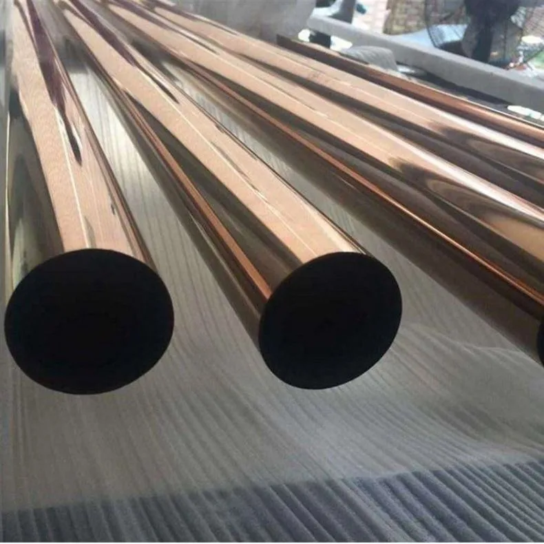 Polished Bright Mirror Stainless Steel Round Pipes