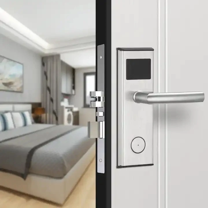 Заводская оптовая продажа, смарт-карта RFID из нержавеющей стали, электронный деревянный дверной замок для отеля