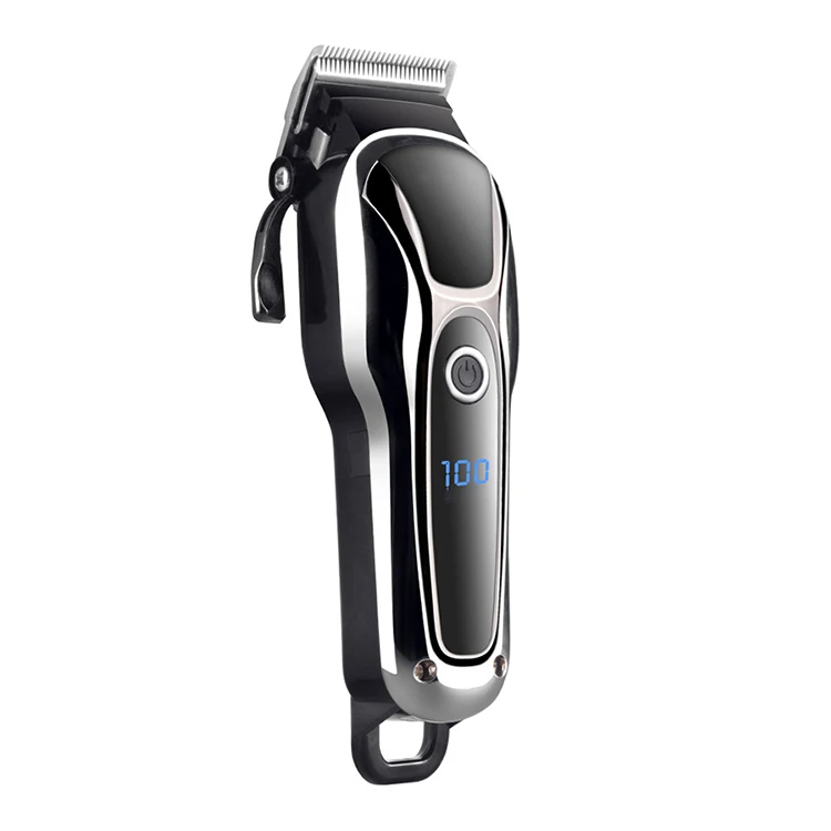 Professional Men Hair Trimmer LCD Electric Hair Cutting Machine Salon Tool Haircut Cordless Hair Clipper