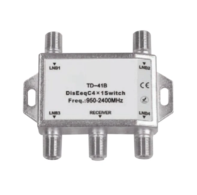 Highfly 4x1 Diseqc Switch 4 In 1 Diseqc Multi Switch Satellite Switch