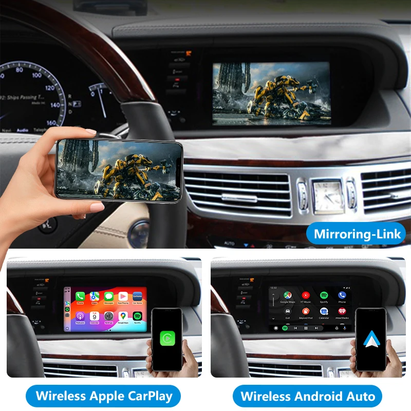 Mercedes-Benz 2007-2011 C E SLK (NTG4.0) беспроводной интерфейс carplay Android наслаждается широким спектром мультимедийных функций