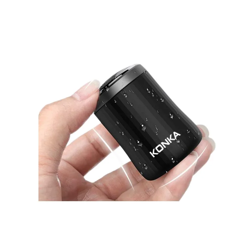 KONKA Mini Razor 3 Blade Men Shave Electric 5W Travel Mini Facial Shaver Electric Hair Beard Trimmer Portable Shaver for Men
