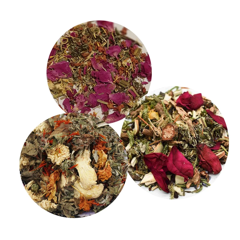 
High Quality Custom Label Pure Herbal 30g 100g Yoni Steaming Herbs Yoni Soak Herbs And V steams package 