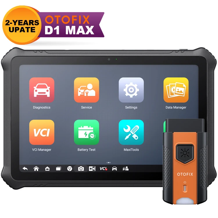 2023 otofix d1 max plus Professional tpms ecu coding full system services scan tool supports 80+ country scanner price