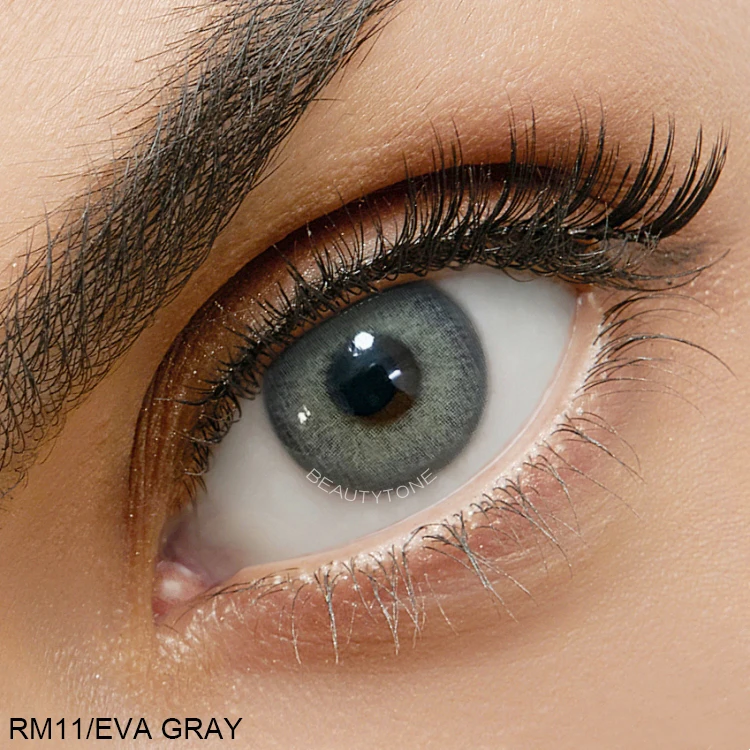Eva Gray magic color contact lens natural look grey color soft contact lenses cosmetic contact lenses