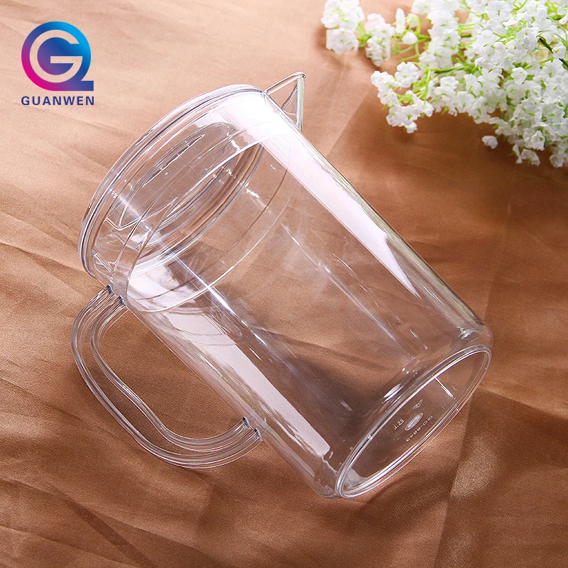 Clear Polycarbonate Beverage Jug With Lid Juice Pitcher Water Jug