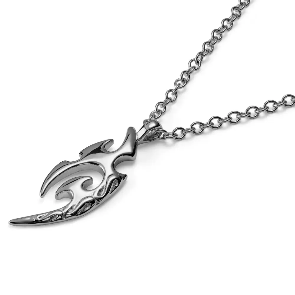 Trending Products 2023 New Arrivals Black 316L Stainless Steel Tribal Pattern Pendant Necklace for Men