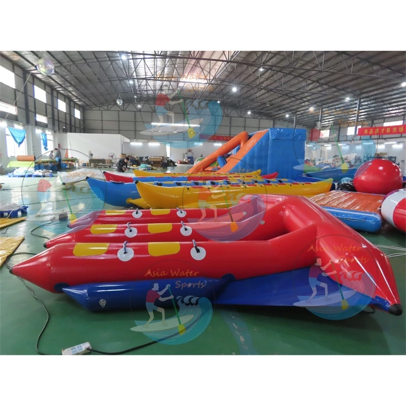 Crazy Water Sports Inflatable Flying Fish Tube Towable Inflatable Flying Fish Banana Boat For Jet Ski