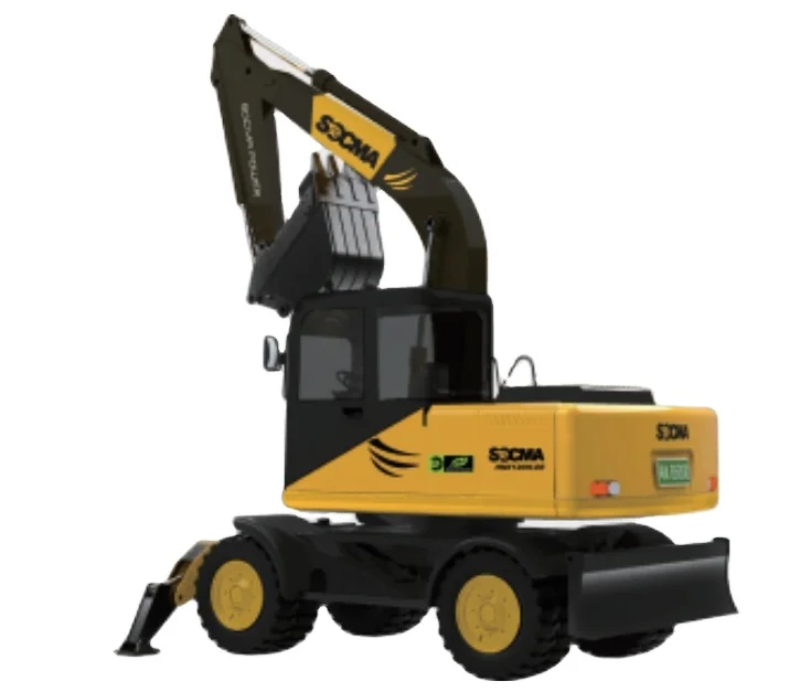 Hybrid Extended Range Electric Excavator