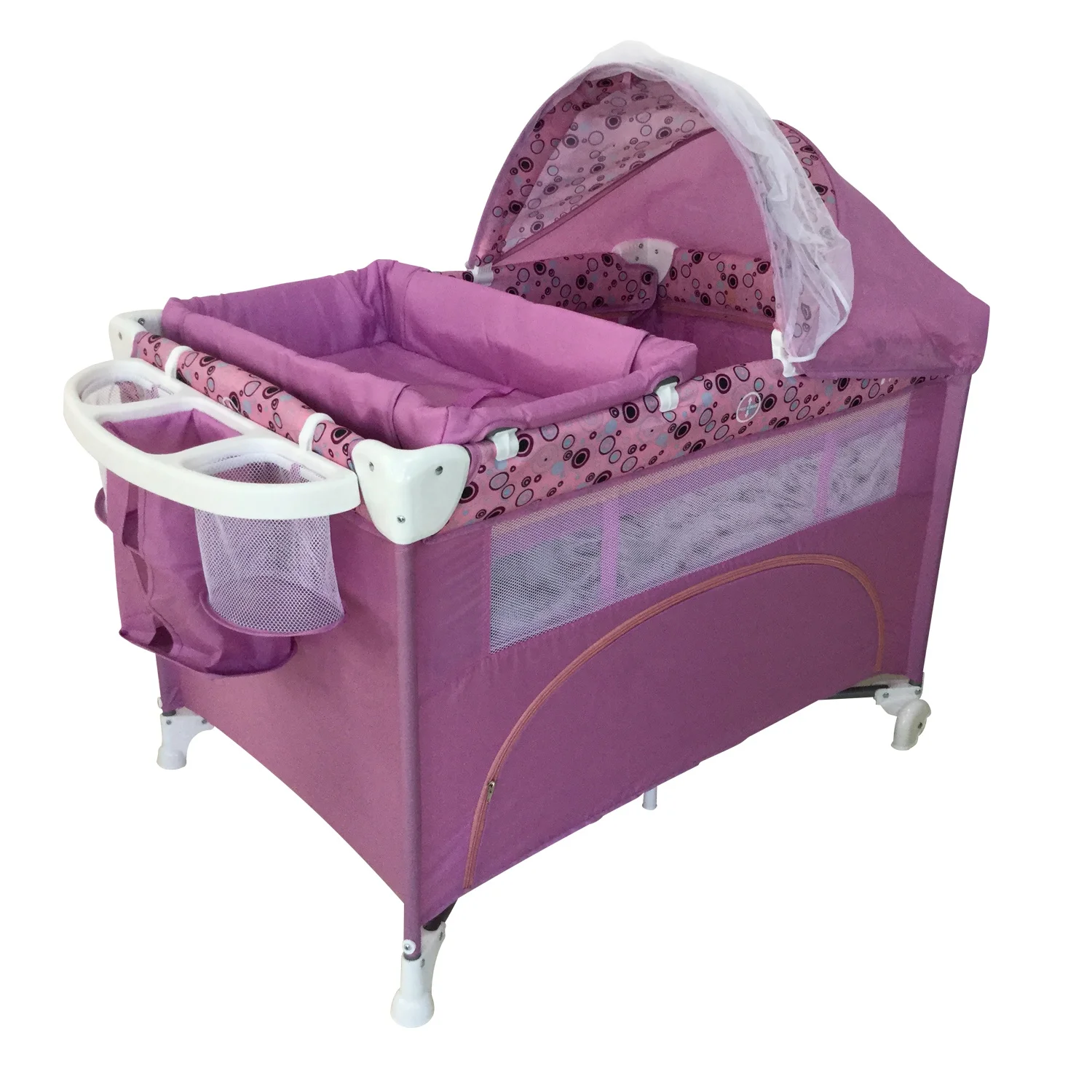 
Baby corral bebe foldable Fence Hot Selling Playpen Child Plastic Baby Bed Cot Play Yard travel cot Kids OEM cribs bed 