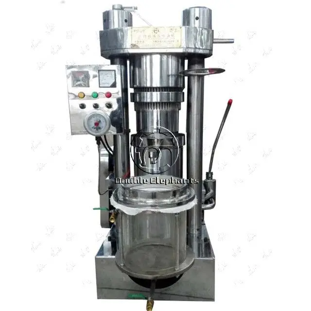 50-100kg/h Hydraulic Cold Oil Press,Almond Sesame oil extraction machine