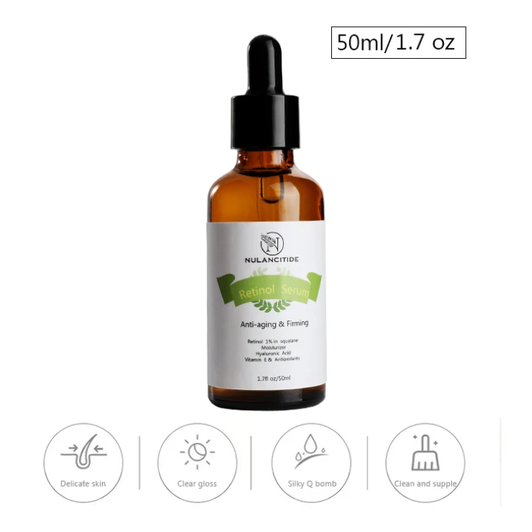 50ml Facial Skin Care Serum Moisturizing Brightening Anti Aging Whitening Retinol Serum For Face Private Label Wholesale
