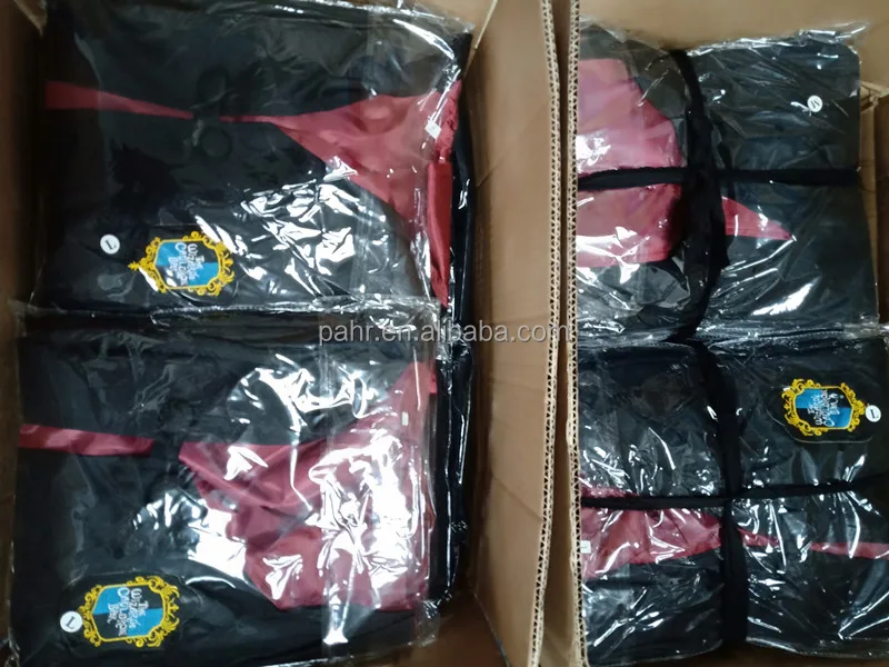 Halloween Party Cosplay Magic School Uniform Clothes Costume Wizard Black Blank Hooded Robe Cloak High School Graduation Robes