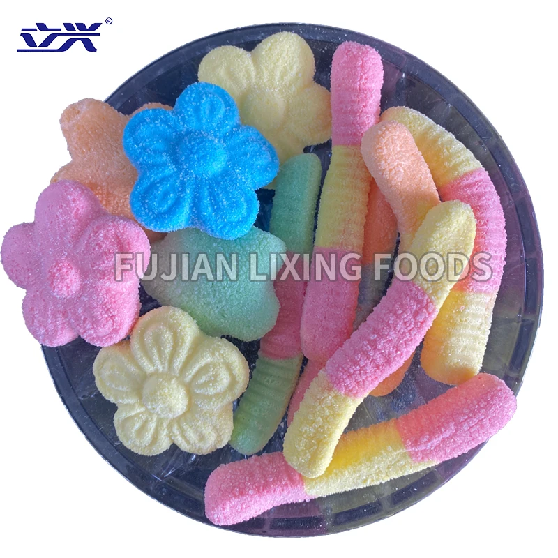 2024 Hot sale Wholesale OEM Freeze Dried marshmallow Gummy Candy Freeze dried Skittle candy