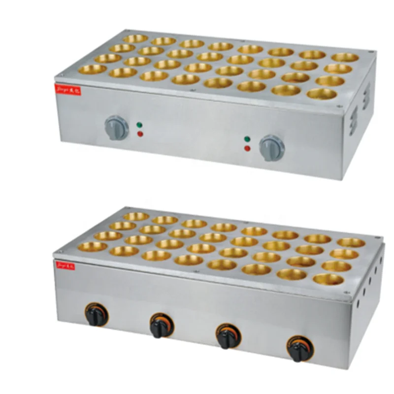 
Snack Pastry Food Machine Double Plates Poffertjes Dorayaki Maker Machine Mini Pancake red bean cake Making Machine 