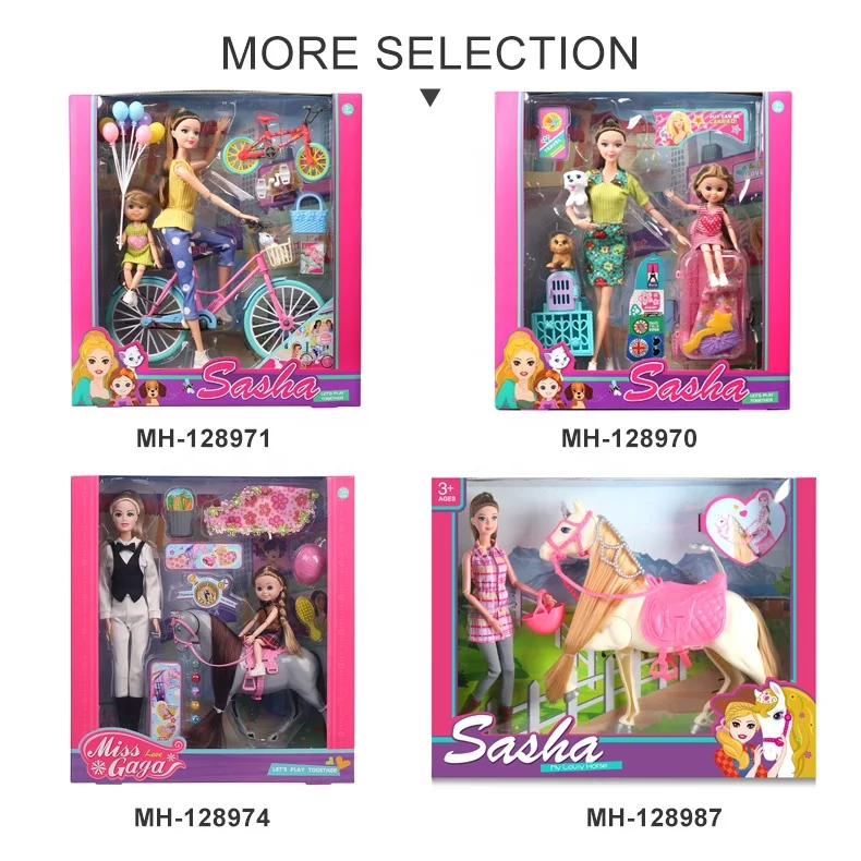 Girls toy doll set 6 inch pretty princess doll toys with accessories promotion gift